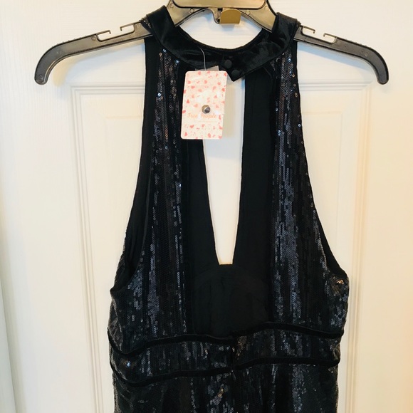 Sequins Free People π₯³HPπΉ Black stunner Dress - Picture 6 of 9